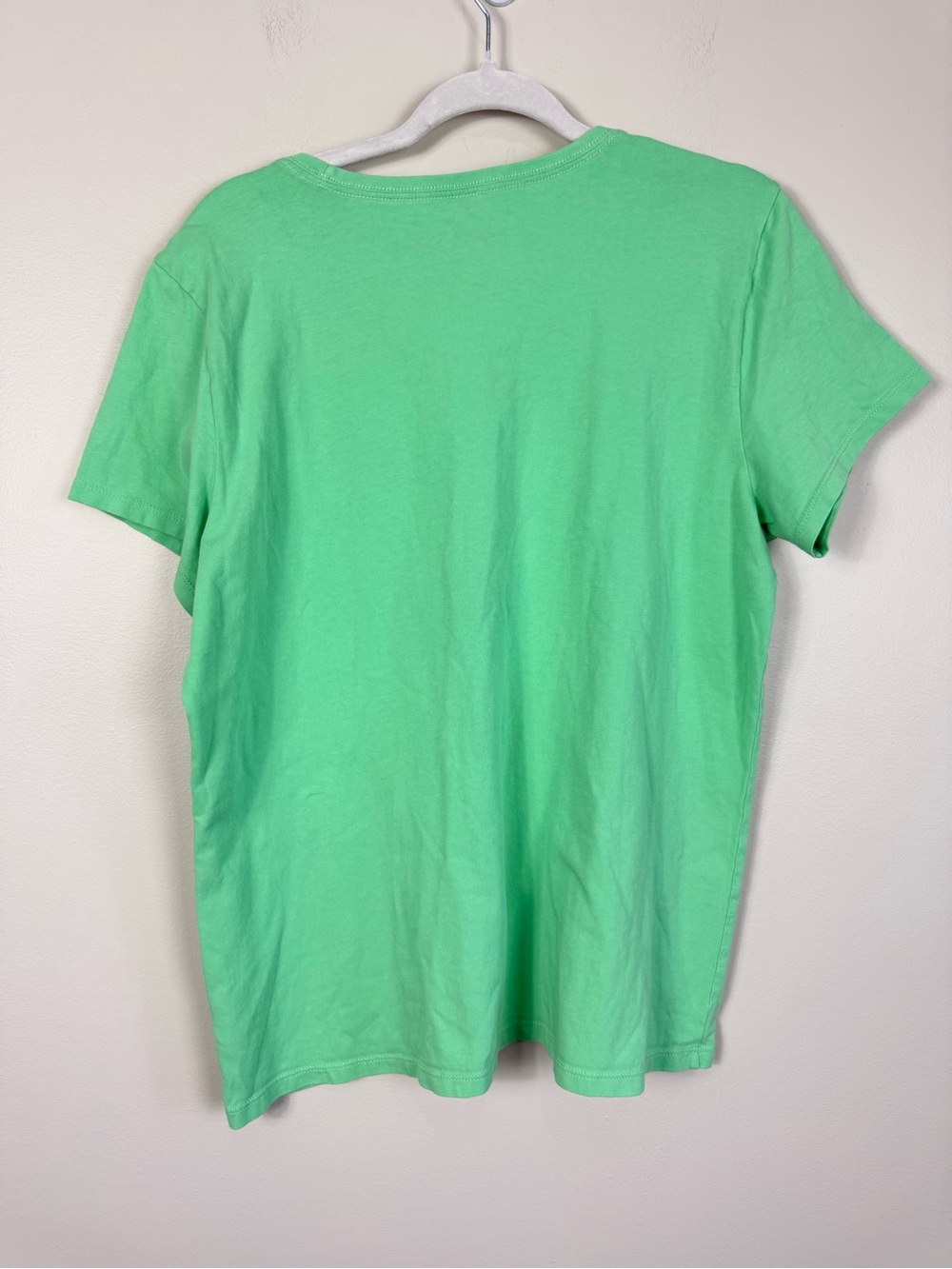 Life is Good Top XL Cat Heart Green Graphic Cotton Tee Short Sleeve Casual - Picture 2 of 5